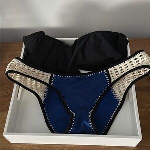 Victoria's Secret Black and Blue Bikini